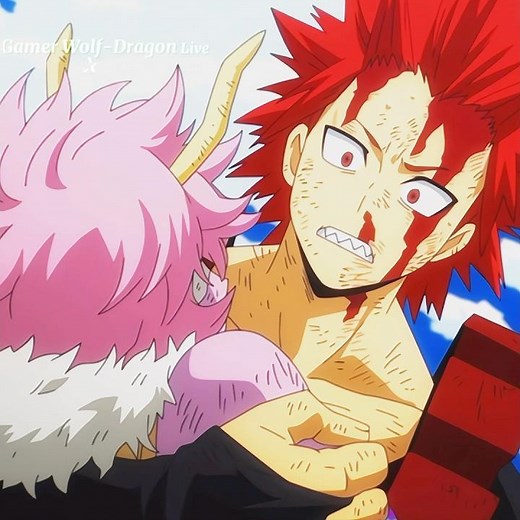 Mina ashido X Kirishima #mha #kirishimaedit #minaashido #edit 🩷❤️