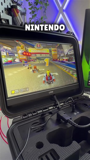 How to turn your Nintendo switch 2 into a docked console you can take and play anywhere. It has a bigger screen and docked to the monitor via the bottom of the case. #gaming #nintendoswitch #gamer