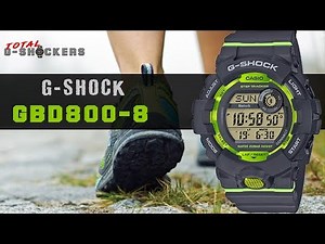 Casio G-SHOCK GBD800-8 | Gray & Green G Shock G-SQUAD Step Tracker GBD-800 Top 10 Things