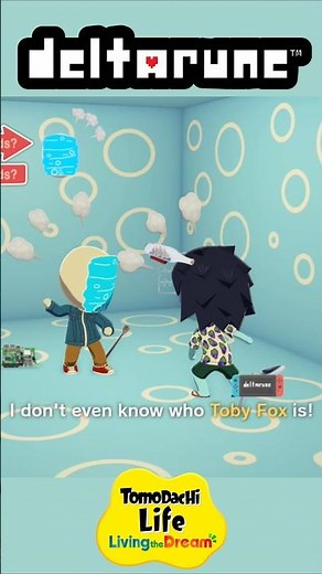 Fighting Over Toby Fox?? Deltarune Tomodachi Life Edition