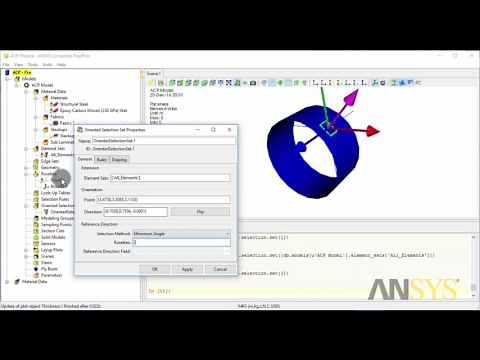 Analyse Composite Materials using ANSYS