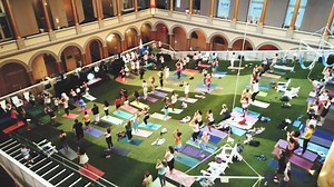 15K views · 571 reactions | 'Flow State' yoga in D.C., hosted by DAYBREAKER. Head to their page to join a 'Flow State' yoga session in NYC, Seattle, Paris, LA, London and more. | Above & Beyond | Facebook