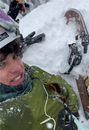 Stuck in Waist-Deep Snow at Palace Tahoe