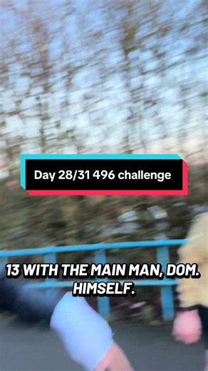 Day 28/31 • 496-mile challenge Special guest appearance from @dombutkus today and the vibes were instantly better… until we decided to race 300m mid-run (0/10 decision making). A lot of these miles are solo, but the people in my corner are the real MVPs. Couldn’t do the crazy stuff without them.#496challenge #greatormondstreethospital #fyp #run #runtok