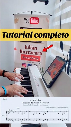 Cariñito en piano #cariñito #rodolfoaicardi #loshispanos #tutorial #notasmusicales #diciembre