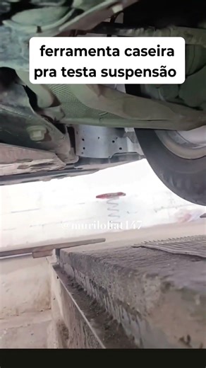 Homemade tool for testing suspension #fiat
