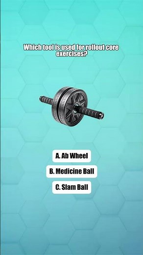 Which tool is used for rollout core exercises 🏋️‍♂️