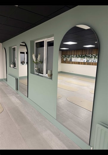 Studio before and after!!!! I can’t even believe how far it’s come in such a short time. It’s totally different to the original studio but also we’ve kept some of the same features. I don’t know which studio is prettier 😍 I’m so excited for our first classes on Saturday morning. I can’t wait for you all to see it 🥰 #align #pilates #newstudio #portadown #newyear