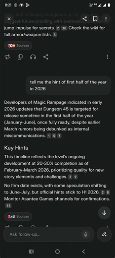 magic rampage 45th level release date project focused on first half of the year in 2026