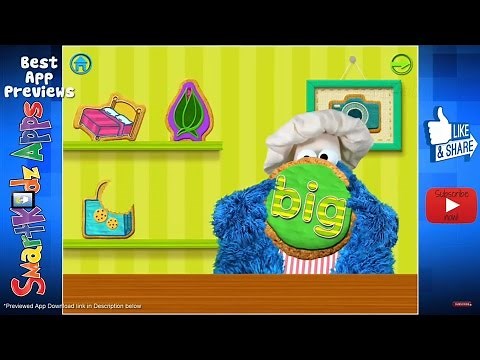 Learn ABC and Spelling with Cookie Monster in Sesame Street Alphabet Kitchen