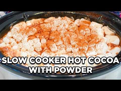 Best Slow Cooker Hot Cocoa | Rich and Creamy Hot Cocoa for a Crowd!