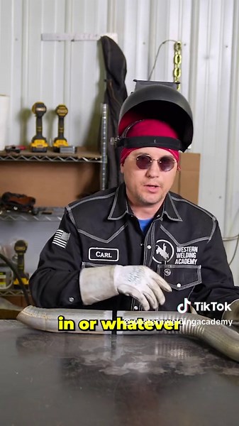 How do you weld an exhaust? Pt. 1 #welding #fyp #skill #trades #viral #bluecollar #wwacb