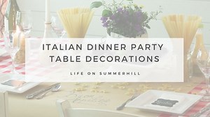 italian table decorations ➡️ trouver des idées de décoration