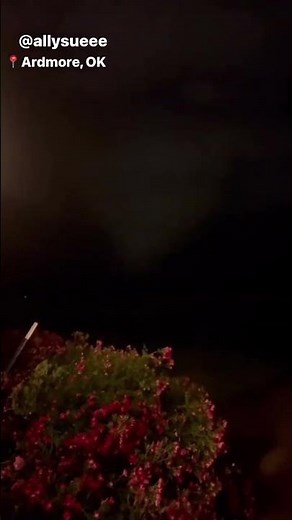 Storm Chasers encounter nighttime tornado in Ardmore, Oklahoma.