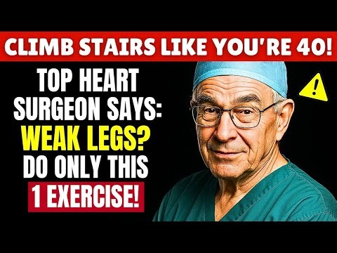 Over 60? The ONLY 5 Exercises To Climb Stairs Easily — Surgeon Approved! | Senior Health Tips