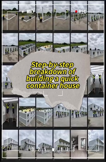 Prefab house installation |On site assembly #containerhouse #prefabhouse #modularhouse #portablehouse #globalshipping