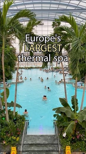 Therme Bucharest, Romania 🇷🇴 Europe’s largest thermal spa #spa #therme #bucuresti #romania