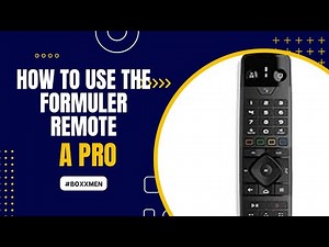 HOW TO USE THE FORMULER REMOTE CONTROL LIKE A PRO