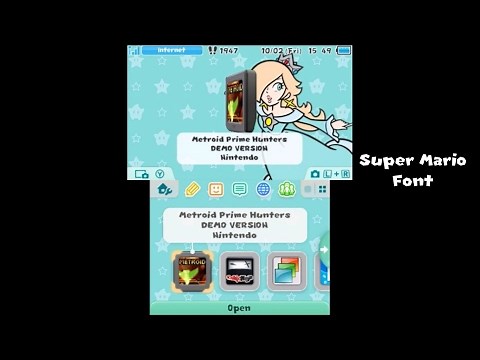 My Custom Fonts set for 3DS + Download