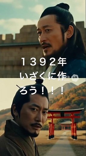 1392年＝朝鮮国建国🇰🇷&南北朝統一🇯🇵【10秒で覚える語呂ショート📚】 #日本史 #語呂合わせ #高校受験