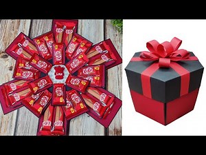 Hexagonal Chocolate Explosion Box Tutorial ||Surprise Gift Box For Any Occasion 🎁