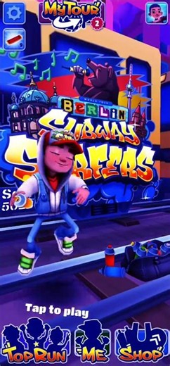 SUBWAY SURFERS BERLIN : STAY ONLY ON GROUND CHALLENGE! #subwaysurfers #gaming