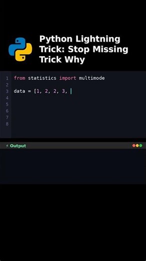 Python Lightning Trick: Stop Missing Trick Why #Python