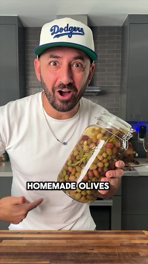 Curing olives at home is easier than you think. I think homemade olives are the best. It takes a little time but most of it you’re not really doing anything. Also the satisfaction you get at the end and the money you’ll save is definitely worth it. . Olives (green or just turning black) -finishing brine 1/2 cup (75g) salt 4 cups water Lemon Rosemary or thyme . Take fresh olives and crack each one with a mallet. Be careful not to break or bruise the pit. You just want it cracked open a little. Pl