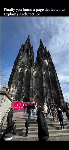 From 1248 to 1880. 632 years in the making.📍⛪️ Cologne Cathedral Germany #explained #architecture