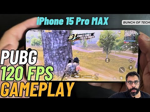 PUBG 120 FPS Gaming TEST | iPhone 15 Pro Max 🔥