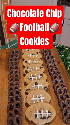 Easy DIY Football Game Day Cookies! 🏈🍪Score Big with These Touchdown Delights