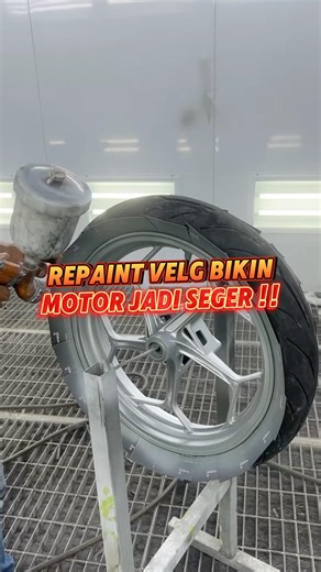 REPAINT VELG BIKIN MOTOR LEBIH SEGER‼️😱#repaintbody #repaintmotor #repaint #repaintvelg #fyp