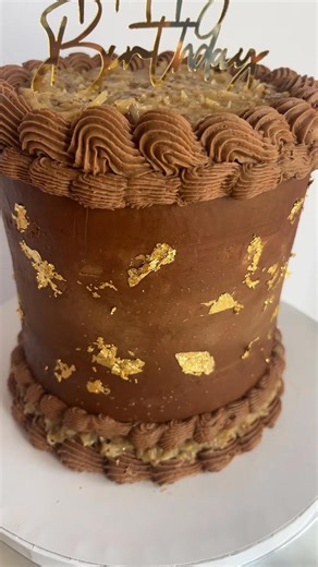 German Chocolate Birthday Cake #berdiesberriesamore #birthdaycake #germanchocolatecake #happybirthday | Berdie's Berries Amore