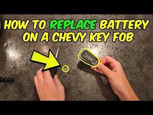 How To Change Battery on a Chevy Key Fob
