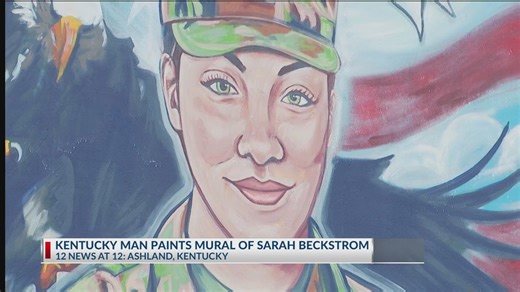 SSgt. Wolfe's recovery continues; Kentucky man paints mural for Spc. Beckstrom