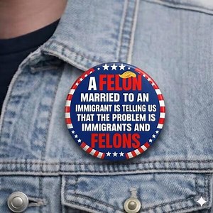Democracy Has No King Protest Pin Button, Anti-trump Resistance Political Activist Protest Pinback, Resist Fascism Pin Button, Anti MAGA Pin - Etsy