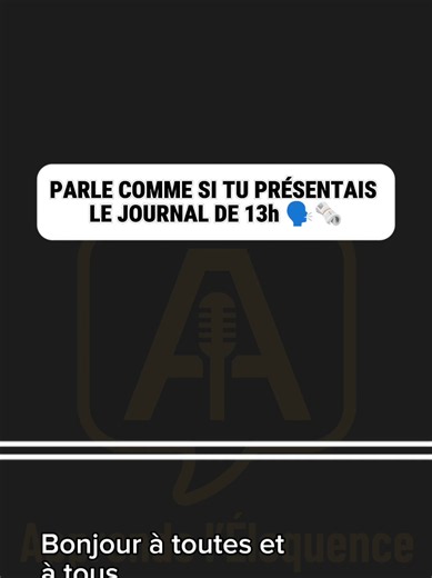 Exercice d'éloquence : Présentez le journal de 13h !