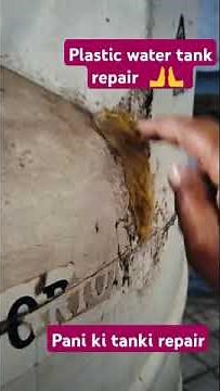 plastic water tank repair | intelligent plastic repair technics #shortsfeed #plumbingtime