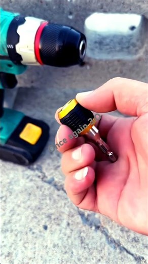 Quick Change Drill Bit Adapter #PowerToolAccessories #EfficientDrilling #DIYTools #TimeSaver #fyp