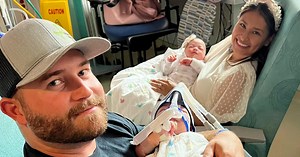 Formerly conjoined twins home after surgery