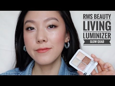 RMS Beauty Living Luminizer Glow Quad | Review, Demo & Swatch