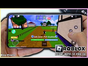 Redmi Note 14 Pro 5G Roblox Gaming test | Blox Fruits, Doors