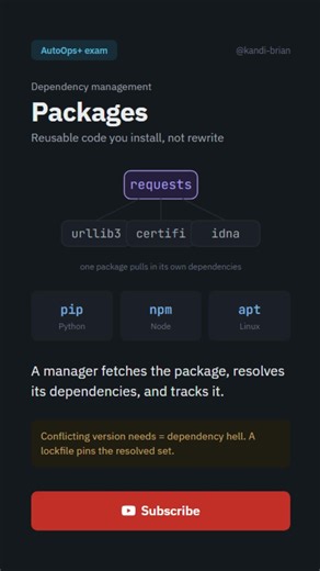 Packages Short for Exam Prep | AutoOps+ Dependency Management #comptia