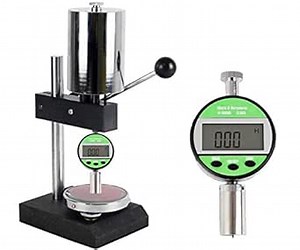 Shore Hardness Test Stand Shore D Durometer Hardness Test Stand for Testing Digital Shore Hardness Tester Durometer D Type Portable 0-100HD Shore D Hardness Tester Meter