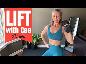 WEIGHT TRAINING workout over 40 female 20min full body FB30