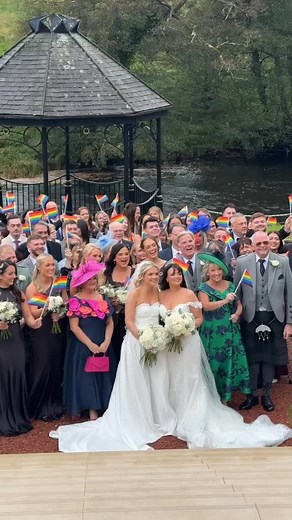 A gorgeous day filled with happy memories 🤍 This couple chose Brig o’ Doon House Hotel to celebrate their special day and we were so happy to be part of it, it was simply stunning! @jameventslive decorated the Ballroom with timeless white florals, a beautiful floral garland for the stairs and the bridal bouquets, creating the perfect backdrop for a fairytale wedding ✨ | Brig o' Doon House Hotel