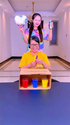 The Color Matching Challenge, So Exciting, Give It A Try! # Funnyfamily# Party Games