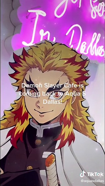 Demon Slayer returns to Aqua S Dallas! Friday-Sunday July 22-24, 2022. Follow us on IG @simply_seasalt for more info! #demonslayer #demonslayercafe #anime #animecafe #dallas #dallasanime #dallasevent #jpop #japanese #dallasfoodie #dfwfoodie