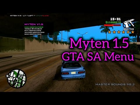 GTA San Andreas | Myten 1.5 VIP | XEX Mod Menu | (RGH/JTAG) [+Download]