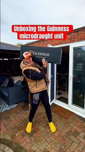 Unboxing and testing out the microdraught unit #coolgadget #guinness #microdraught